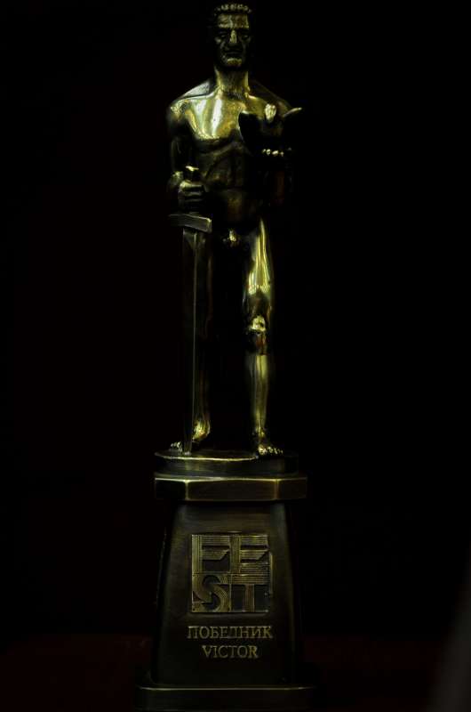 beograd 02.03.2018. statua pobednik beograda koja se dodeljuje kao nagrada u okviru 46. fest-a. foto dusan milenkovic